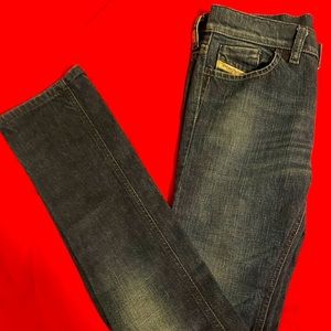 Diesel Liv Denim Jeans Dark Wash